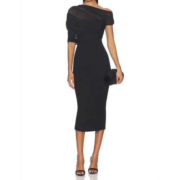 SER.O.YA Dresses & Skirts - NEW SER.O.YA selma midi dress in black